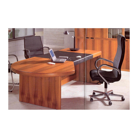 Farour Classic Executive Desks Integrated Pedestal Drawers & PVC Edge, Offix Furniture