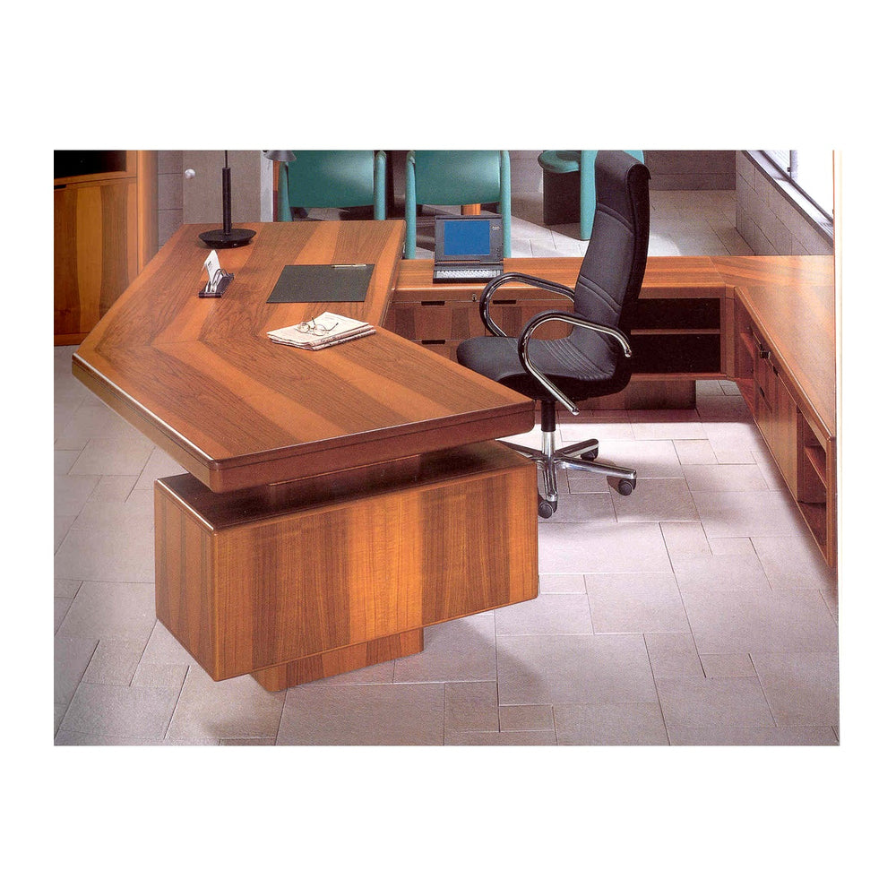 Classic Executive Desks Faroyn (084) – Integrated Pedestal Drawers & PVC Edge