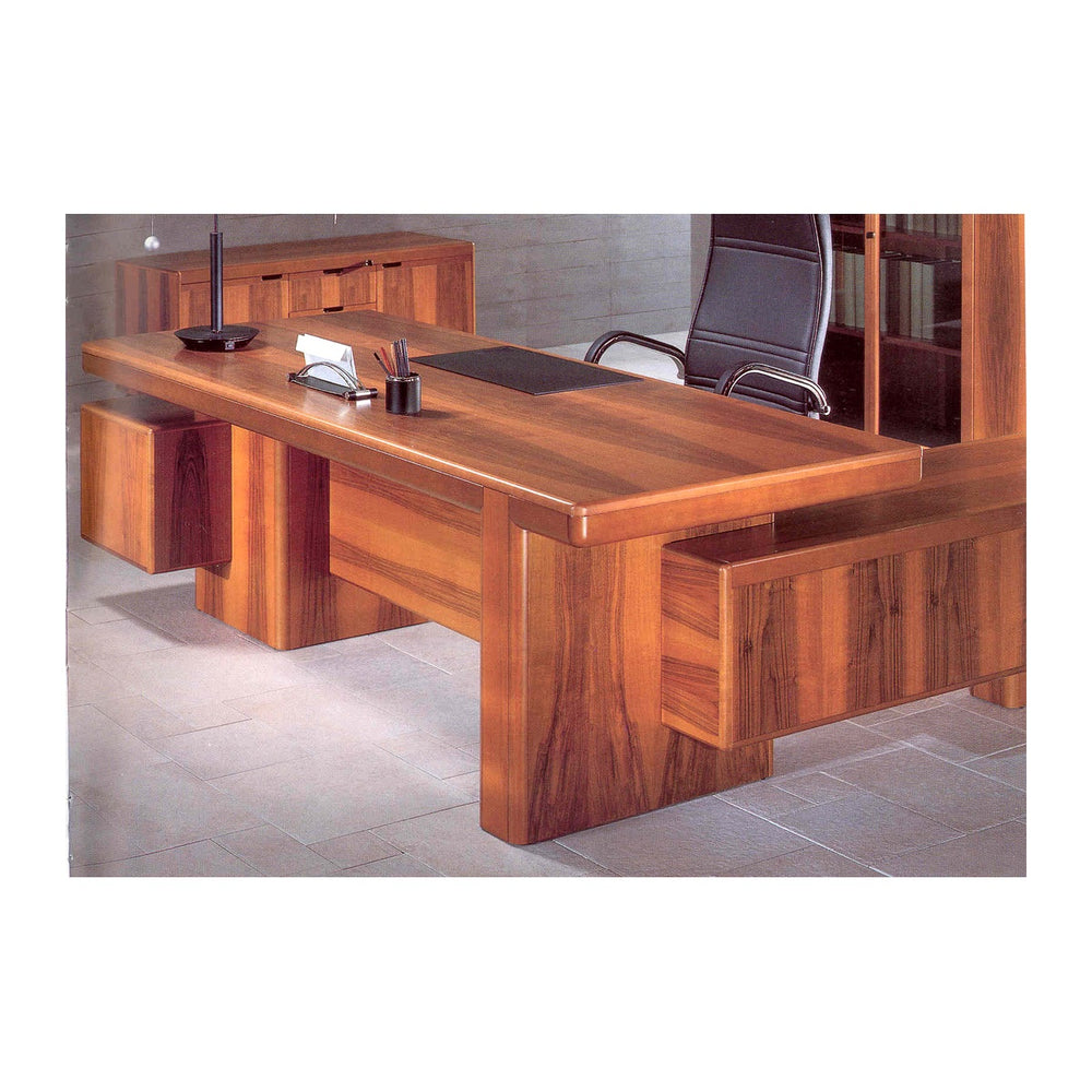 Classic Executive Desks Faroant (085) – Integrated Pedestal Drawers & PVC Edge