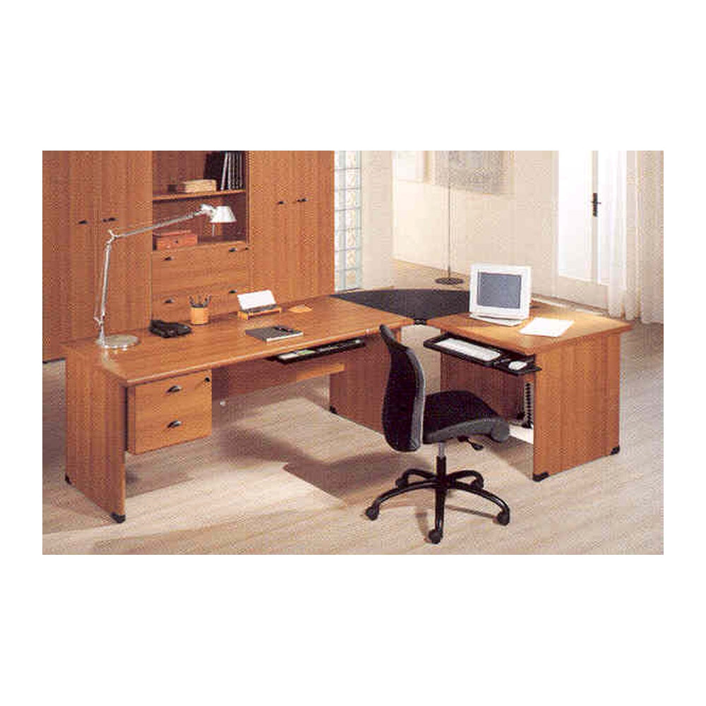 Classic Executive Desks Finoa (095) – Integrated Pedestal Drawers & PVC Edge