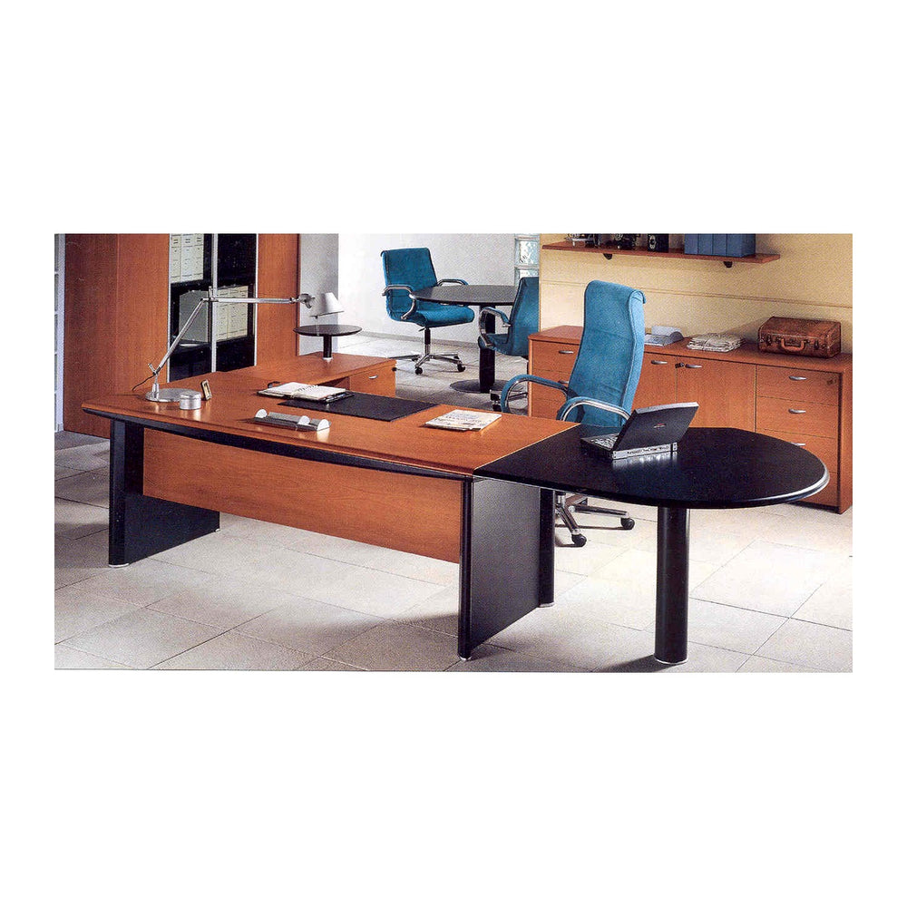 Classic Executive Desks Finoan (096) – Integrated Pedestal Drawers & PVC Edge