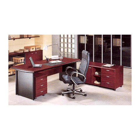 Finoel Classic Executive Desks Integrated Pedestal Drawers & PVC Edge, Offix Furniture