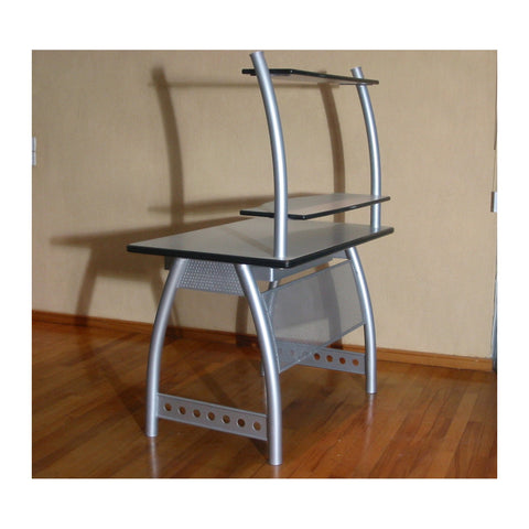 Brioan Computer Desks Keyboard Tray & CPU Tower Compartment, Offix Furniture
