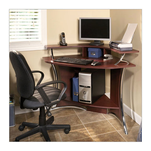 Brioar Computer Desks Keyboard Tray & CPU Tower Compartment, Offix Furniture