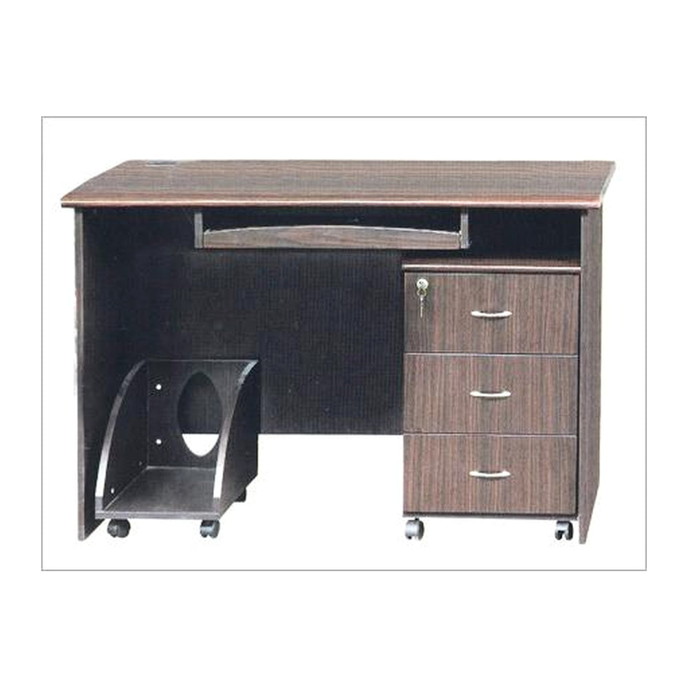 Computer Desks Brioax (008) – Keyboard Tray & CPU Tower Compartment