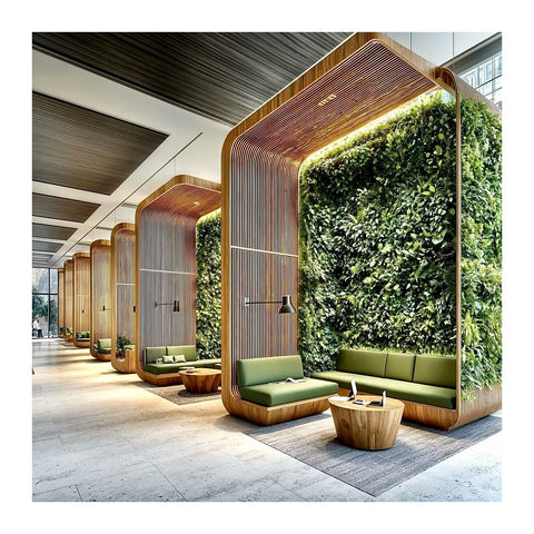 Fbaadbcedb Modular Office Workstations Cluster Pod Layout & Acoustic Screen Dividers, Offix Furniture
