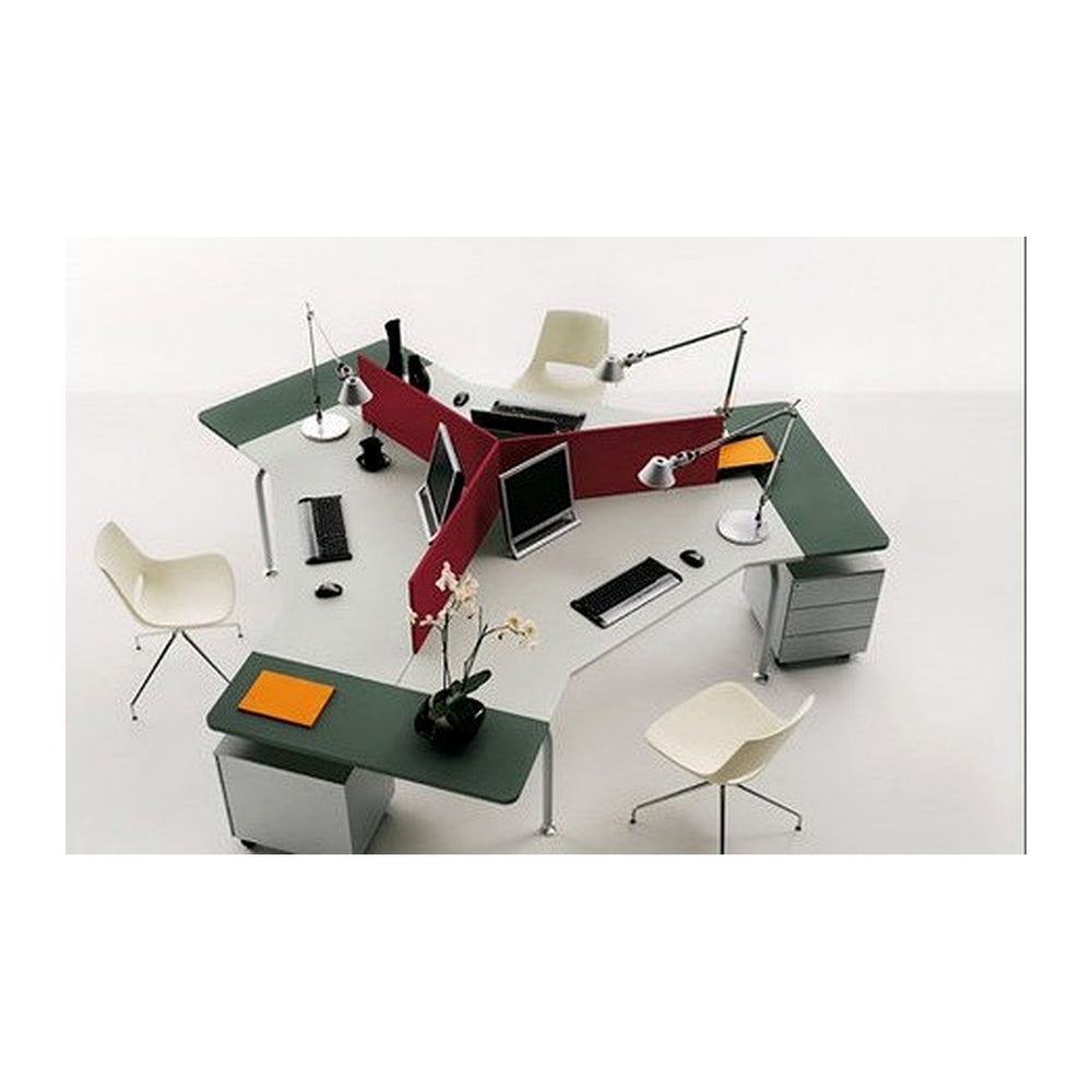 Modular Office Workstations Spandy (SPANDY) – Cluster Pod Layout & Acoustic Screen Dividers