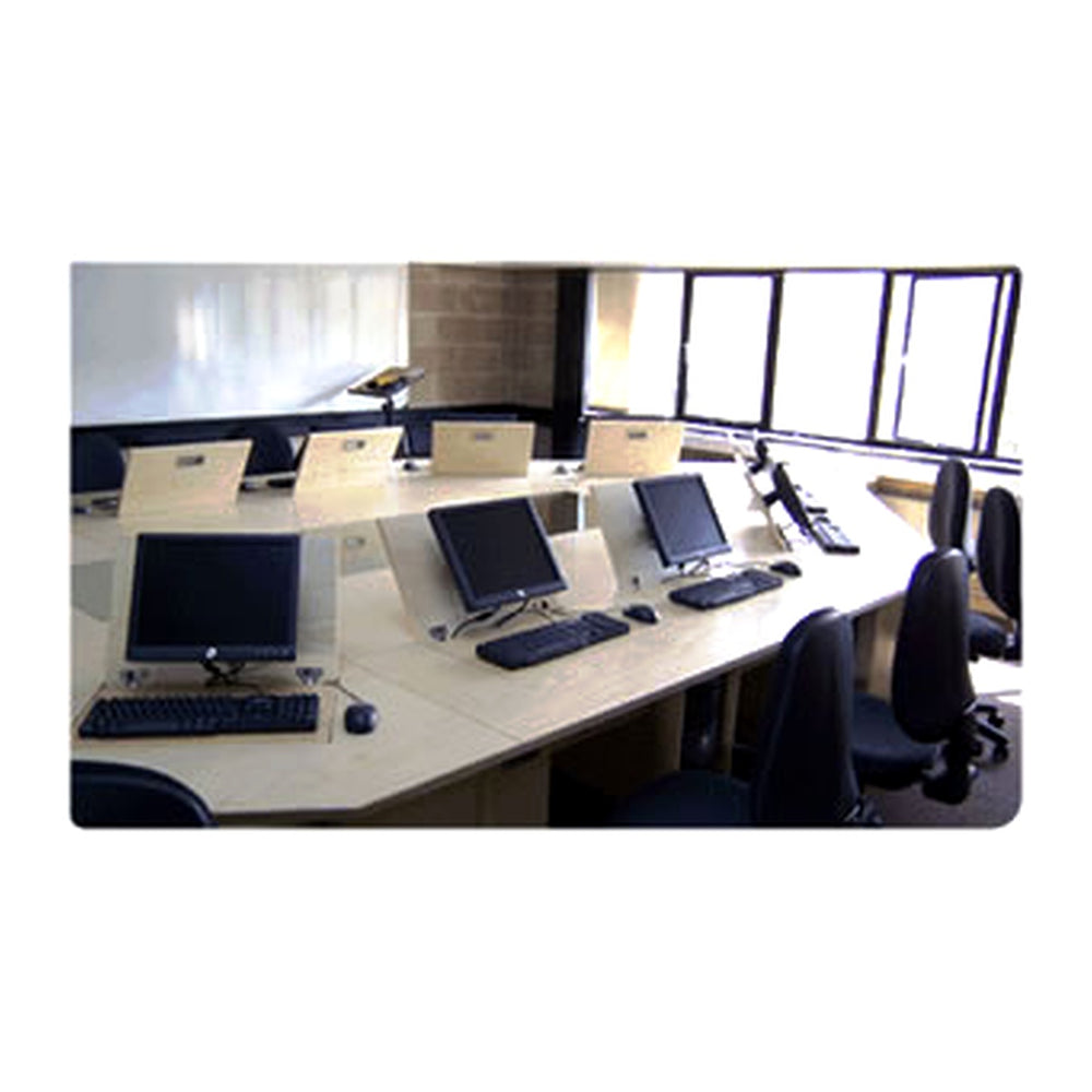 IT & Computer Lab Furniture Aeroil (012) – Integrated Cable Raceway & CPU Mounting