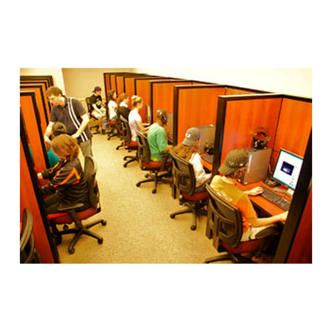 Aeroos IT & Computer Lab Furniture Integrated Cable Raceway & CPU Mounting, Offix Furniture