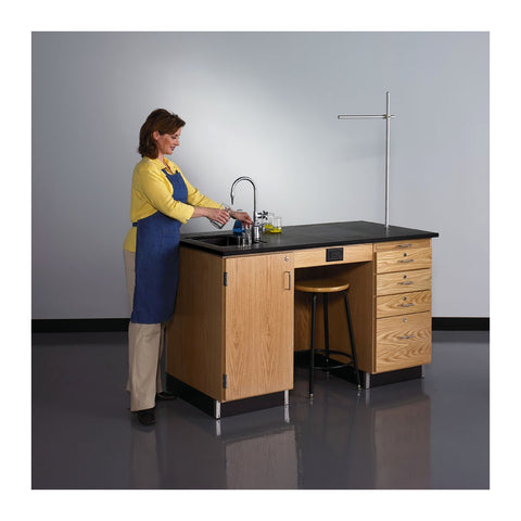 Altoos Science & Lab Workbenches Chemical-Resistant Top & Heavy Steel Base, Offix Furniture
