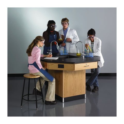 Altoum Science & Lab Workbenches Chemical-Resistant Top & Heavy Steel Base, Offix Furniture