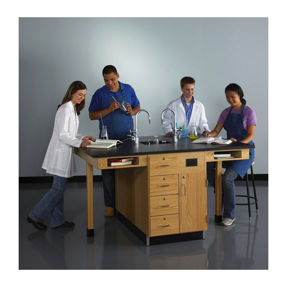 Science & Lab Workbenches Altoius (022) – Chemical-Resistant Top & Heavy Steel Base