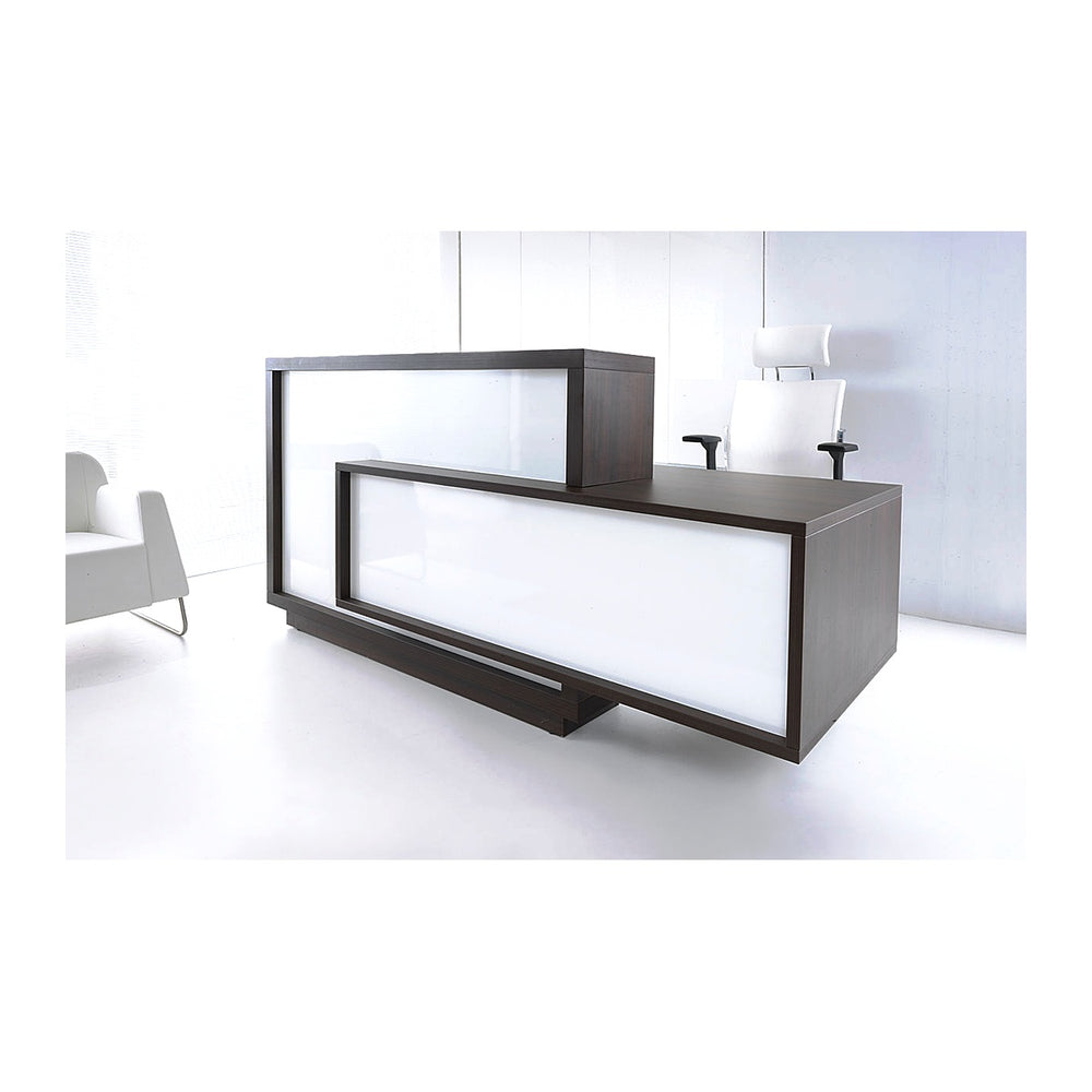 Reception Counters & Desks Laporta (LAPORTA) – High Transaction Ledge & Lockable Drawers