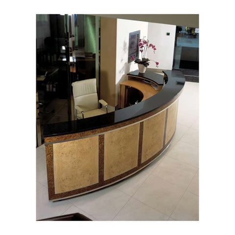 Slimlinks Reception Counters & Desks High Transaction Ledge & Lockable Drawers, Offix Furniture