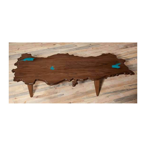 Auraist Center & Coffee Tables Laminated Coffee Tabletop & Sturdy Base, Offix Furniture