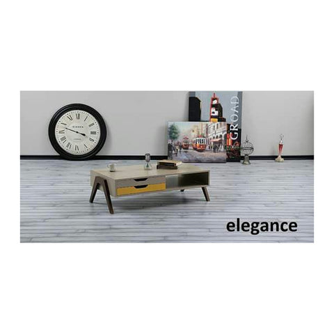 Bellar Center & Coffee Tables Laminated Coffee Tabletop & Sturdy Base, Offix Furniture