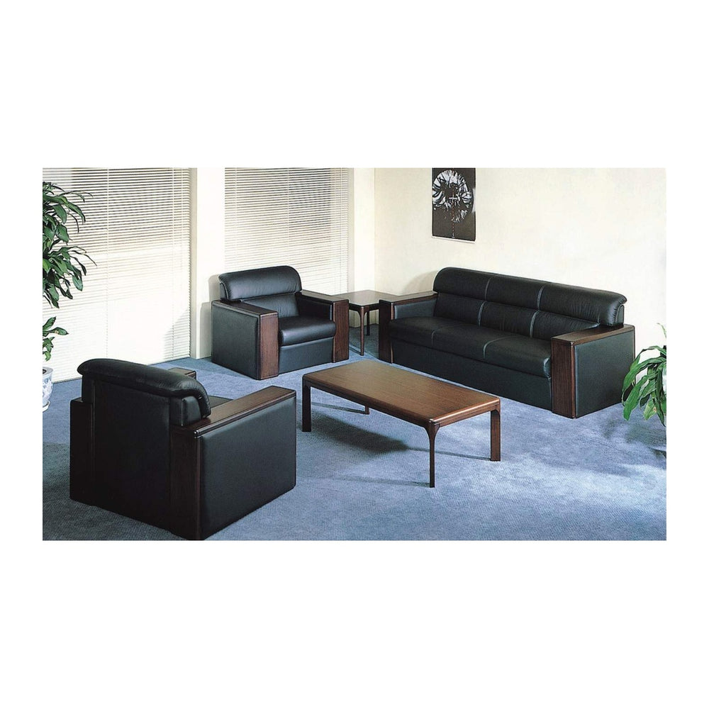Office Sofas (1/2/3 Seater) Gaetano (GAETANO) – Acacia Wood Internal Frame & Leatherite