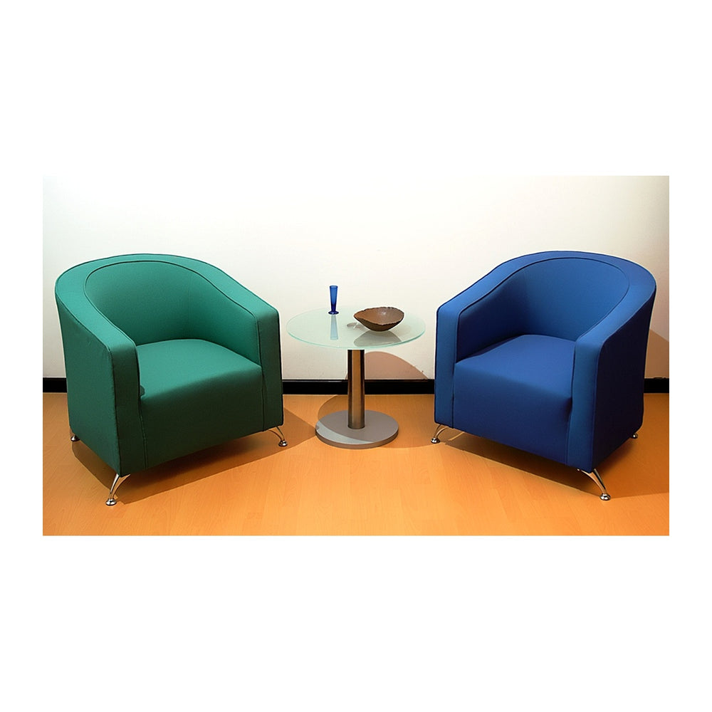 Office Sofas (1/2/3 Seater) Aegis (ROUNDY-2) – Acacia Wood Internal Frame & Leatherite