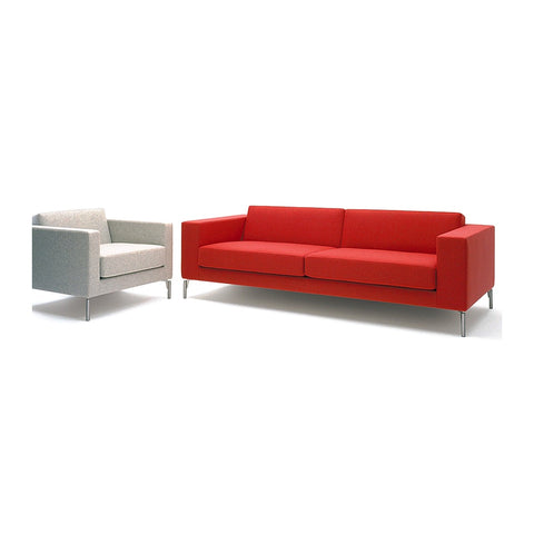 Spaceiest Office Sofas (1/2/3 Seater) Acacia Wood Internal Frame & Leatherite, Offix Furniture