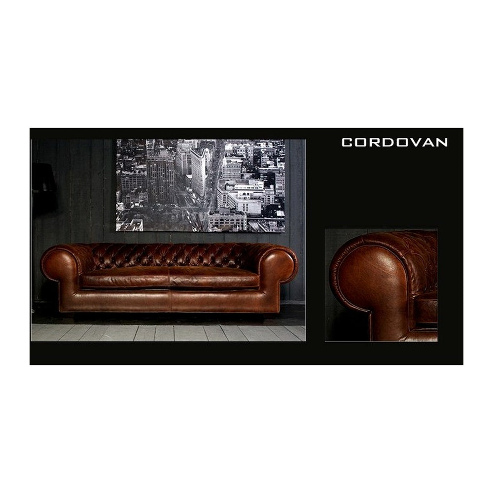 Office Sofas (1/2/3 Seater) Cordovan (CORDOVAN) – Acacia Wood Internal Frame & Leatherite