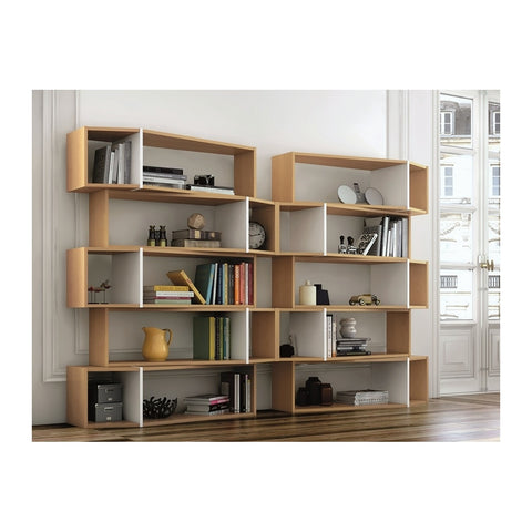 Retro Book Racks & Shelving Multi-Tier Open Shelves & Reinforced Core, Offix Furniture