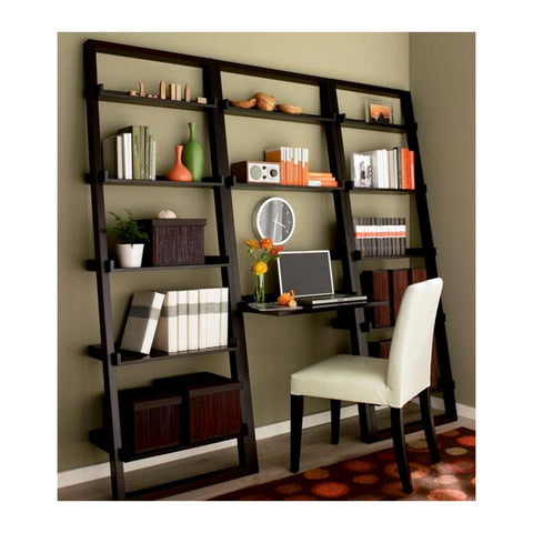 Ladder Book Racks & Shelving Multi-Tier Open Shelves & Reinforced Core, Offix Furniture