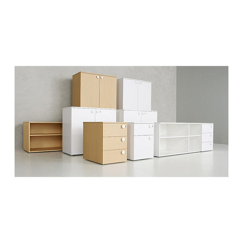 Daraist Executive Credenzas & Cabinets Locking Hinged Doors & Filing Drawers, Offix Furniture