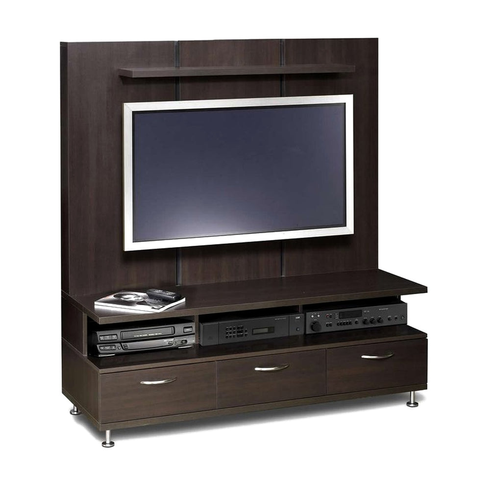 Media Consoles & LCD Units Lumina (MUMECA) – Wall LCD Mount Panel & Low Credenza Unit