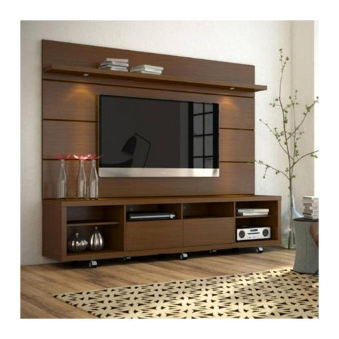 Mesaas Media Consoles & LCD Units Wall LCD Mount Panel & Low Credenza Unit, Offix Furniture