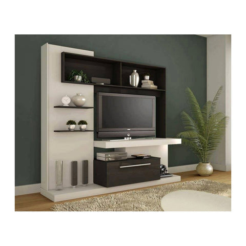 Mesaes Media Consoles & LCD Units Wall LCD Mount Panel & Low Credenza Unit, Offix Furniture