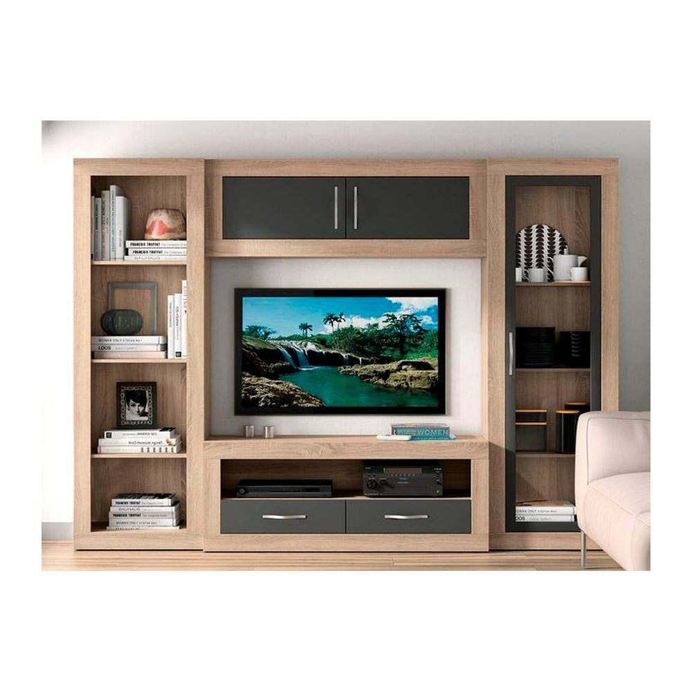 Media Consoles & LCD Units Mesaus (26230052_1334305770058008_8554402208778901961_n) – Wall LCD Mount Panel & Low Credenza Unit
