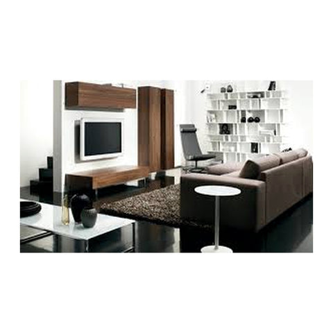 Images87 Media Consoles & LCD Units Wall LCD Mount Panel & Low Credenza Unit, Offix Furniture